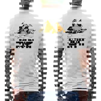 エジプト エジプトピラミッド お土産 メンズTシャツ バックプリント - Kawaiitshirt