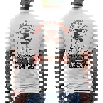 エスプレッソ・マティーニ・ソーシャル・クラブ・ウォッカ・コーヒー・ラバー・カクテル メンズTシャツ バックプリント - Kawaiitshirt