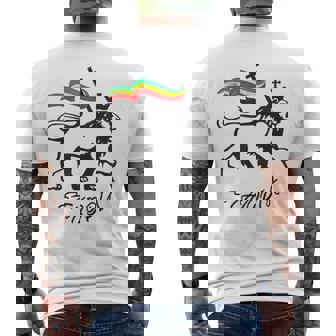 エチオピア メンズTシャツ バックプリント - Kawaiitshirt