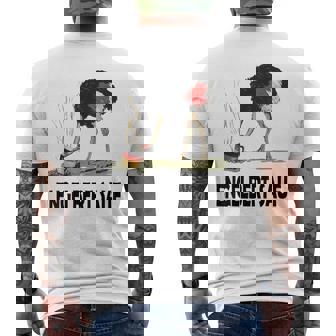 エンゲルベルト・サウフ・シュトラウス エンゲルベルト・サウフ 作業着 メンズTシャツ バックプリント - Kawaiitshirt