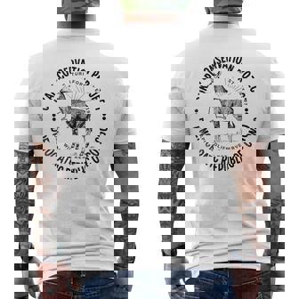 オカピ保護アフリカコンゴ野生動物保護オカピ メンズTシャツ バックプリント - Kawaiitshirt