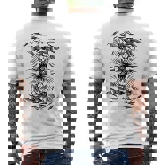 オカルトアイズ As Aboveo Below Witchcraft 異教 ゴシック グランジ メンズTシャツ バックプリント - Kawaiitshirt