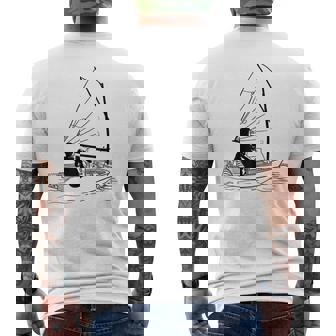 オプティミストヨット メンズTシャツ バックプリント - Kawaiitshirt