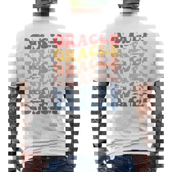 オラクル・グルーヴィー・レトロ メンズTシャツ バックプリント - Kawaiitshirt