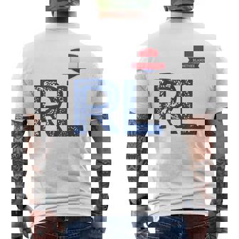 オランダ オランダ 人間の旗 文字 R And L Nederland メンズTシャツ バックプリント - Kawaiitshirt