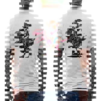 カウボーイ フレンチブルドッグ ライディング A ティラックス かわいいフレンチー メンズTシャツ バックプリント - Kawaiitshirt