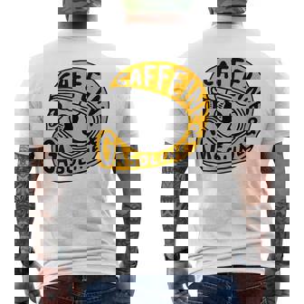 カフェインとガソリン メンズTシャツ バックプリント - Kawaiitshirt