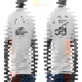 カフェレーサー おしゃれ バイク モーターサイクル カスタム 東京 ジャパン メンズTシャツ バックプリント - Kawaiitshirt