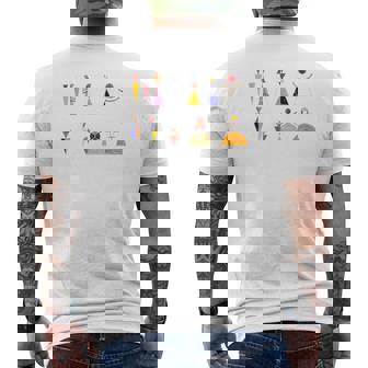 カンディンスキー 絵画 Xvi のためのスケッチ グレート ゲート アートワーク メンズTシャツ バックプリント - Kawaiitshirt