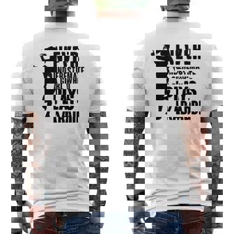 カヴァディを演じる少女を決して過小評価しない メンズTシャツ バックプリント - Kawaiitshirt