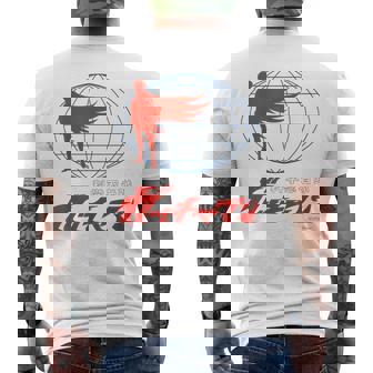 ガッチャマン O メンズTシャツ バックプリント - Kawaiitshirt