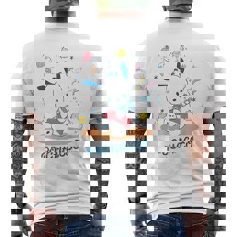 キッズ ポチャッコ パーティ メンズTシャツ バックプリント - Kawaiitshirt