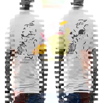 キッズ ポムポムプリン＆ベーグル メンズTシャツ バックプリント - Kawaiitshirt