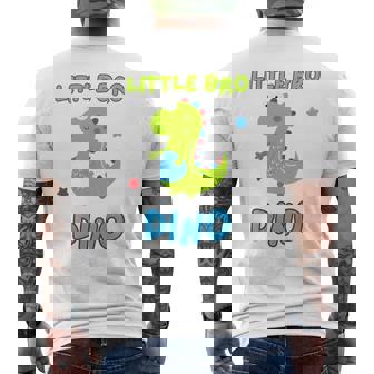 キッズ マッチング Little Bro Dino & Big Bro Dino メンズTシャツ バックプリント - Kawaiitshirt