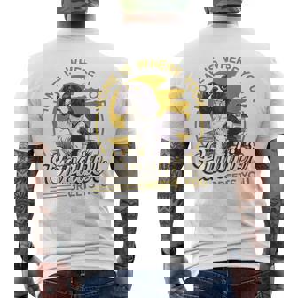 キャバリア・キング・チャールズ・スパニエル メンズTシャツ バックプリント - Kawaiitshirt