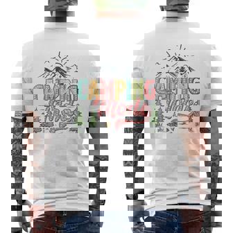 キャンプモード おもしろキャンパー 自然愛好家 スカウト ハローサマー メンズTシャツ バックプリント - Kawaiitshirt