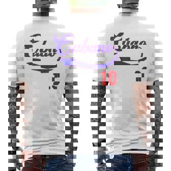 キューバノ 野球 お土産 スラング 男の子 アセレ キューバ キューバ 男性 メンズTシャツ バックプリント - Kawaiitshirt