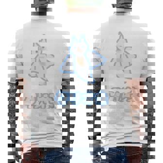 クリオネ（Big ビッグ）【どうぶつ フレンズ】ポップ ゆるくて かわいい キャラクター イラスト 長袖tシャツ メンズTシャツ バックプリント - Kawaiitshirt