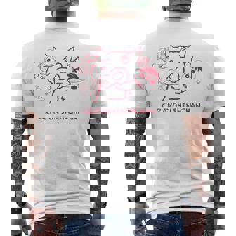 クレヨンしんちゃん ぶりぶりざえもん 落書き メンズTシャツ バックプリント - Kawaiitshirt