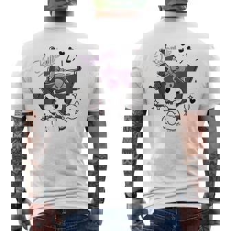 クロミ オシャレチェック ダークカラー メンズTシャツ バックプリント - Kawaiitshirt