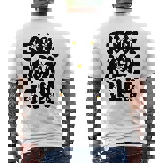 クールなママは無敵の母性ママライフ 長袖tシャツ メンズTシャツ バックプリント - Kawaiitshirt