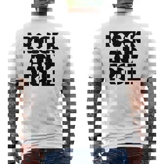 クールなロックンロールミュージックtシャツ、ロックンロールグラフィックをお楽しみください。 メンズTシャツ バックプリント - Kawaiitshirt