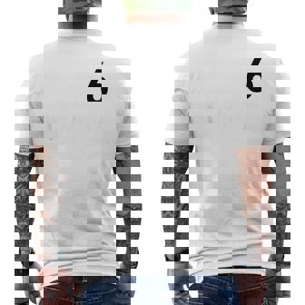 ケイリングリーンナンバー 6 グリーンジャージナンバー・シックス・レーシング メンズTシャツ バックプリント - Kawaiitshirt