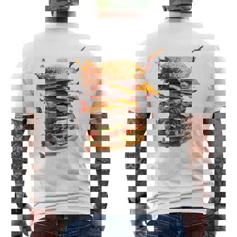 コスチュームバーガー メンズTシャツ バックプリント - Kawaiitshirt