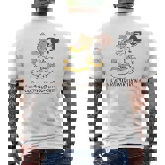 コロコロクリリン すやすや メンズTシャツ バックプリント - Kawaiitshirt