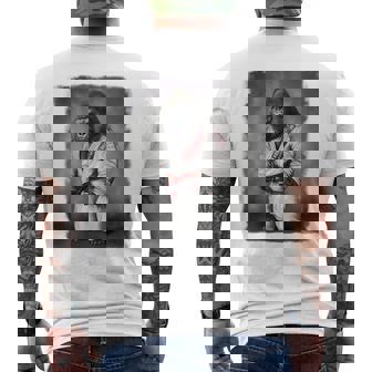 ゴリラ先生 日本の柔道と空手武道 メンズTシャツ バックプリント - Kawaiitshirt