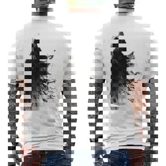 ゴーストコスチューム ハロウィン グラフィックアート スピリットゴースト メンズTシャツ バックプリント - Kawaiitshirt