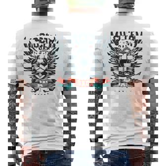 サッカー お父さん 家族 お揃い お父さん 父の日 メンズTシャツ バックプリント - Kawaiitshirt