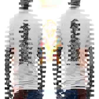 サマードッグロットワイラー メンズTシャツ バックプリント - Kawaiitshirt