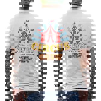 サーカスクルー–楽しいカラフルな大人&キッズグラフィックデザイン 長袖tシャツ メンズTシャツ バックプリント - Kawaiitshirt