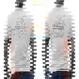 シナモロール Usデザイン ティータイム メンズTシャツ バックプリント - Kawaiitshirt