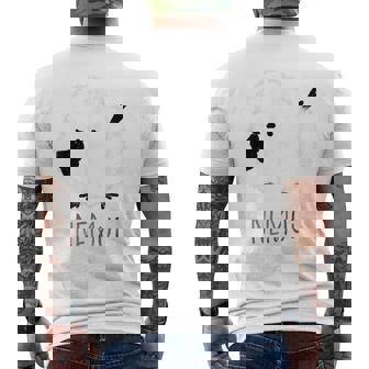 シマエナガ 北海道 雪の妖精 可愛い 眠い メンズTシャツ バックプリント - Kawaiitshirt