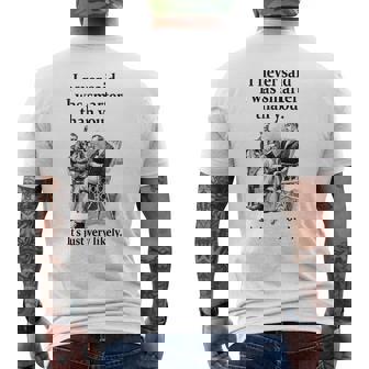 シャーロック・ホームズ I Neveraid I Wasmarter メンズTシャツ バックプリント - Kawaiitshirt