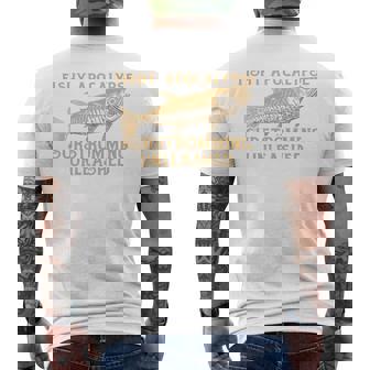 シュールストレミングの臭いゲロ魚チャレンジ 長袖tシャツ メンズTシャツ バックプリント - Kawaiitshirt