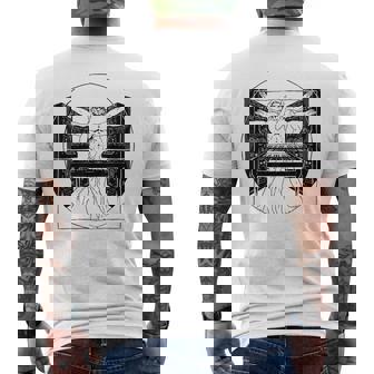 シンセサイザー シンセ テクノ 音楽 クール シンセサイザー メンズTシャツ バックプリント - Kawaiitshirt