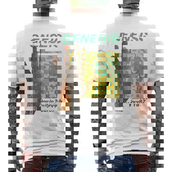 ジェネシスインビジブルタッチツアーロックバンドミュージック メンズTシャツ バックプリント - Kawaiitshirt