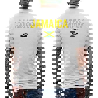 ジャマイカ 旗 大 国旗 メンズ レディース キッズ ジャマイカ メンズTシャツ バックプリント - Kawaiitshirt