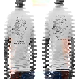 ジャングル大帝 幾何学 パンジャ Ctezuka Productions メンズTシャツ バックプリント - Kawaiitshirt