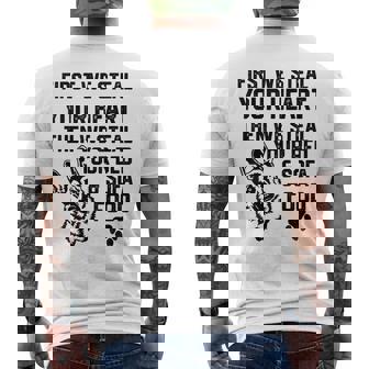 ジャーマン・シェパードはあなたの心を盗みますあなたのベッドとソファを盗みます メンズTシャツ バックプリント - Kawaiitshirt