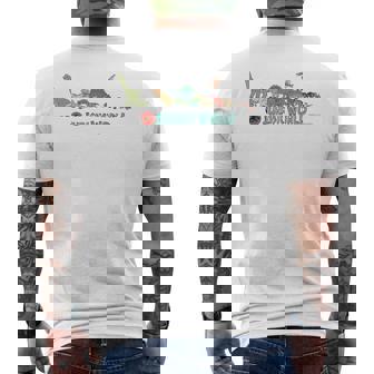 ジュラシック・ワールド Loose Illust メンズTシャツ バックプリント - Kawaiitshirt