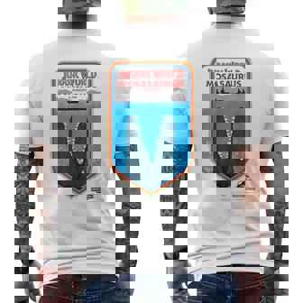 ジュラシック・ワールドサバイバル・キャンプ Mosasaurus メンズTシャツ バックプリント - Kawaiitshirt