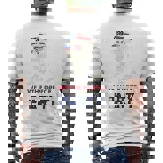 ジョージ・ワシントン ファンスターズ ストリップ アメリカ国旗 7月4日 ペイトリオット 長袖tシャツ メンズTシャツ バックプリント - Kawaiitshirt