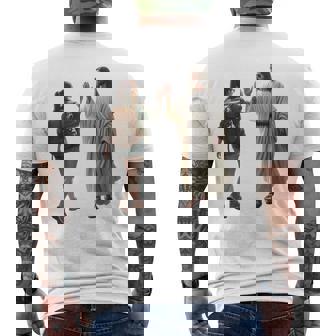 ジーザス Give Me The Five メンズTシャツ バックプリント - Kawaiitshirt