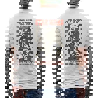 スター・ウォーズ クラシック ダース・ベイダー ジェダイの帰還 メンズTシャツ バックプリント - Kawaiitshirt