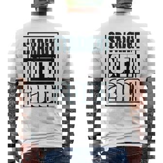 ストレイト・アウタ 2001 バースデー 2001 年生まれ 2001 ヴィンテージ メンズTシャツ バックプリント - Kawaiitshirt