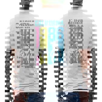 ストレンジャー・シングス デモゴルゴン カリフォルニア 1986年 ファン記念品 長袖tシャツ メンズTシャツ バックプリント - Kawaiitshirt